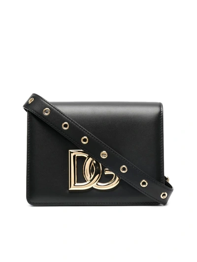 Shop Dolce & Gabbana Millenials Satchel Bag In Black