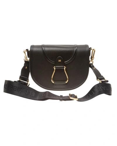 Shop Elisabetta Franchi Shoulder Bag In Nero