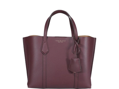 Shop Tory Burch Perry Small Tote Bag In Purple