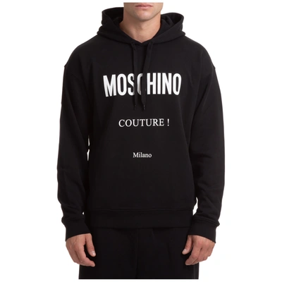 Shop Moschino C2 Ultimate Hoodie In Nero