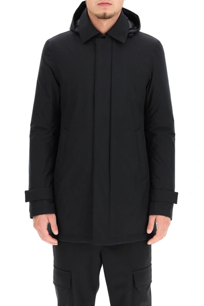 Shop Herno Laminar Gore 2layer Raincoat In Nero (black)