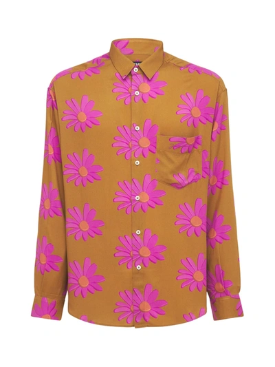 Shop Jacquemus La Chemise Simon In D Flowers