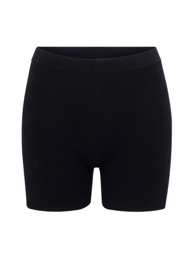 Shop Jacquemus Le Short Arancia In Black Black