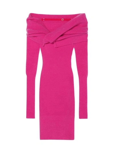 Shop Jacquemus La Robe Ascua In Pink Pink