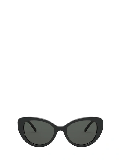 Shop Versace Ve4378 Black Sunglasses
