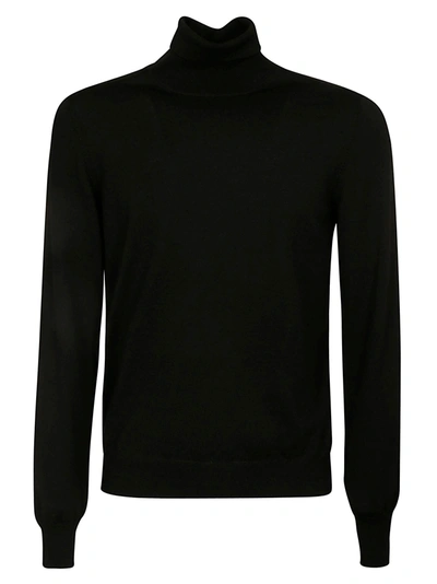 Shop Tagliatore Turtleneck Sweater In Nero