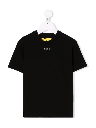 Shop Off-white Logo-print T-shirt In Black