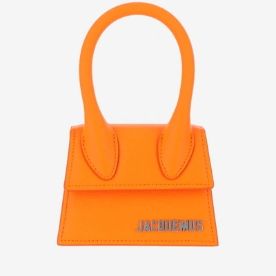 Shop Jacquemus Le Chiquito Mini Tote Bag In Orange