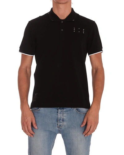 Shop Mcq By Alexander Mcqueen Mcq Alexander Mcqueen Icon Zeron Polo Shirt In Black
