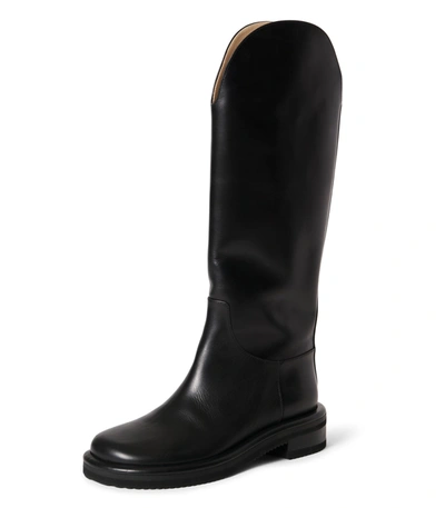 Shop Proenza Schouler Pipe Riding Boot In Black