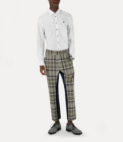 Shop Vivienne Westwood Classic Stretch Shirt In White