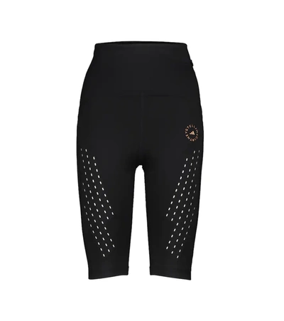 Shop Adidas By Stella Mccartney Truepurpose High-rise Biker Shorts In Black