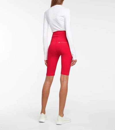 Shop Adidas By Stella Mccartney Truepurpose High-rise Biker Shorts In Pink