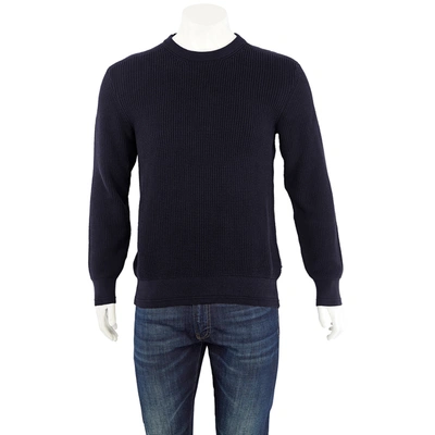 Shop Ermenegildo Zegna Crewneck Knit Cotton Sweatshirt