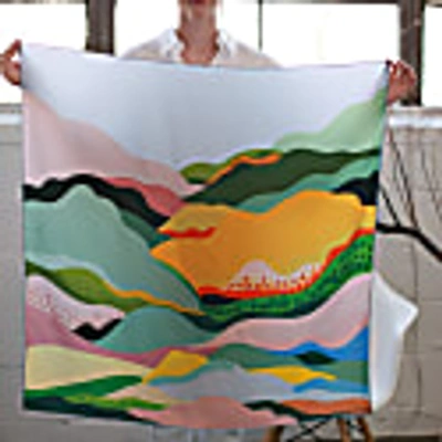 Jessie Zhao New York Silk Scarf Of Spring In Silk