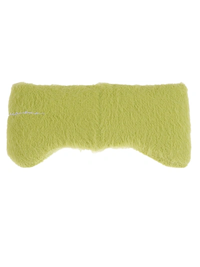 Shop Jacquemus Neve Knit Headband In Green