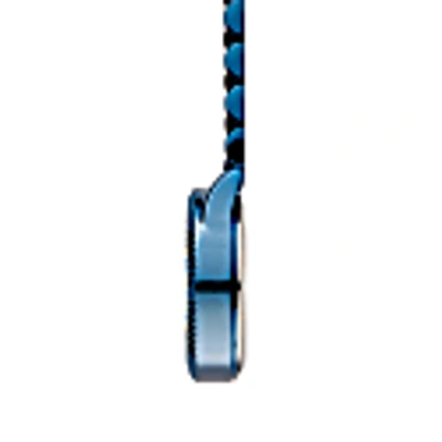 Bermuda Watch Company Callista Rose Gold/royal Blue Link Fob In Link