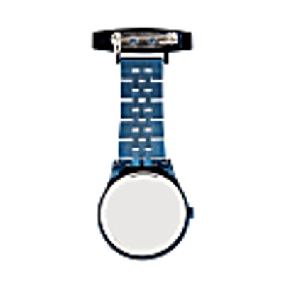 Bermuda Watch Company Callista Rose Gold/royal Blue Link Fob In Link