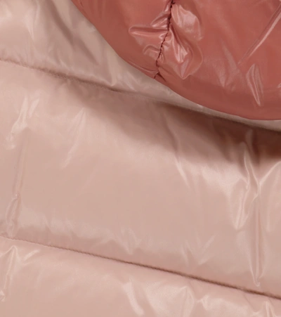 Moncler Kids' Chouelle Logo Water Resistant Down Puffer Jacket In Pink