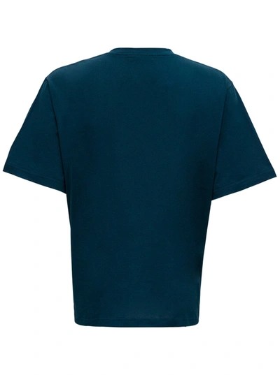 Shop Dolce & Gabbana Blue Cotton T-shirt With Logo