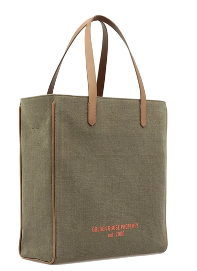 Shop Golden Goose Bags In Lichen Green/brown/orange