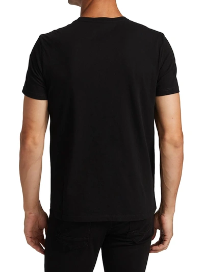 Shop Alexander Mcqueen Men's Graffiti T-shirt In Black Mix