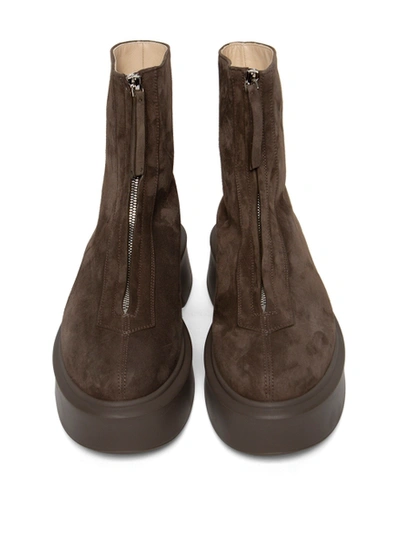 Shop The Row Zipped Boot I Ash Brown