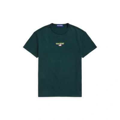 Shop Ralph Lauren Classic Fit Polo Sport Jersey T-shirt In College Green