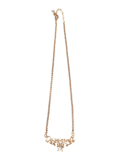 Shop Dsquared2 Twinkle Necklace In Gold
