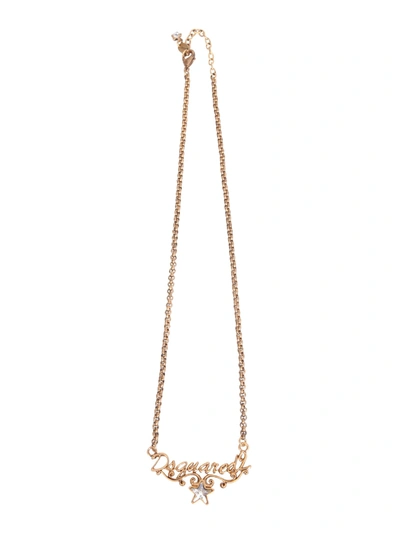 Shop Dsquared2 Twinkle Necklace In Oro