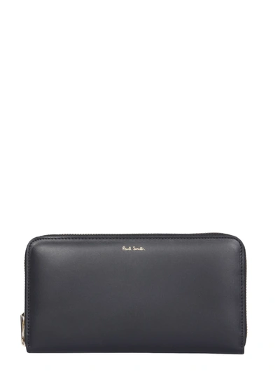 Shop Paul Smith Leather Wallet In Nero