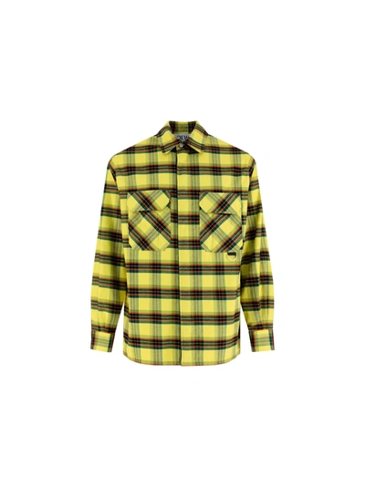 Shop Loewe Shirt In Yellow/black