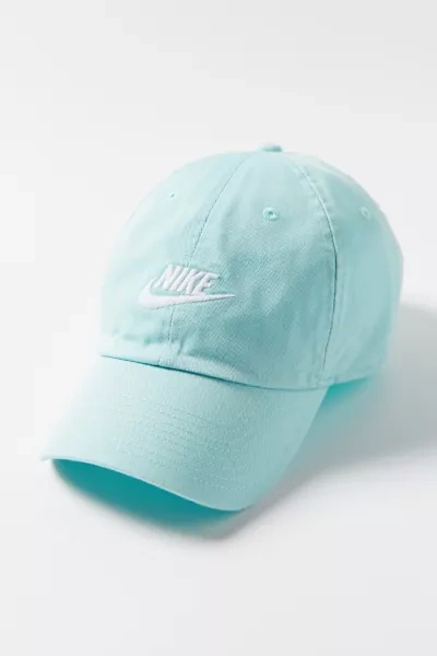Shop Nike Sportswear Heritage86 Futura Washed Baseball Hat In Light Blue