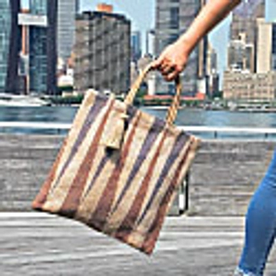 Korissa Maja Jute Tote Bag In Tote