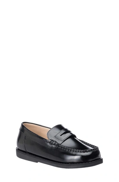 Shop Elephantito Scholar Penny Loafer In Black