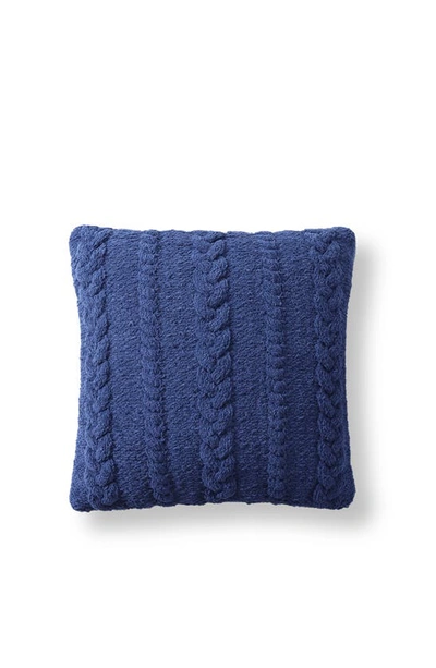 Shop Sunday Citizen Braided Accent Pillow In Navy