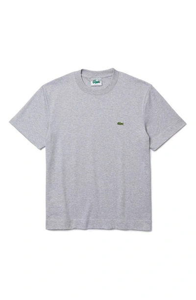 Shop Lacoste T-shirt In Silver