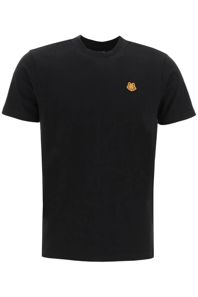 Shop Kenzo Tiger Crest Patch T-shirt In Black