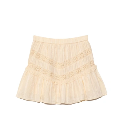 Shop Loveshackfancy Cove Skirt In Ivory