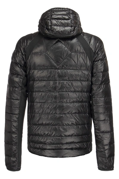 Shop Canada Goose Hybridge Lite - Hooded Down Jacket In Black