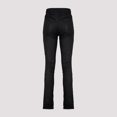 Shop Saint Laurent 5 Pockets Skinny Jeans In Black