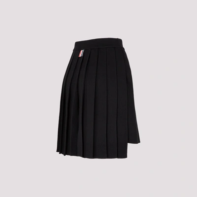 Shop Thom Browne Mini Pleated Skirt 4 Bar In Black
