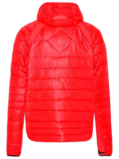 Shop Canada Goose Red Polyamide And Polyester Hybridge Jacket