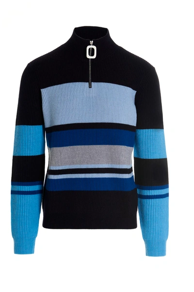 Shop Jw Anderson Jwa Colourblock Sweater In Multicolor