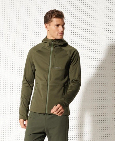 Superdry Men's Sport Run Softshell Jacket Khaki / Army Khaki - Size: S |  ModeSens
