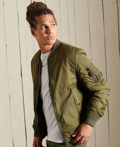 Superdry Men's Military Ma1 Bomber Jacket Green / Khaki Reverse Camo |  ModeSens