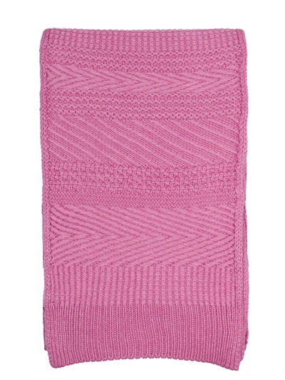 Shop Isabel Marant Bufanda Knit Scarf In Pink