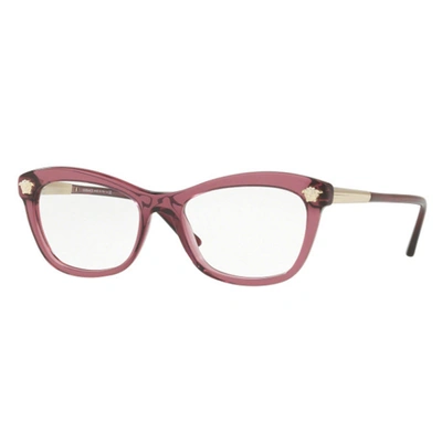 Shop Versace Ladies Purple Aviator/pilot Eyeglass Frames Ve3224 5209 54