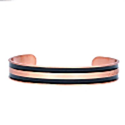 Harbour Uk Bracelets Solid Copper Cuff For Men - Chunky & Minimalist - The Boss In The