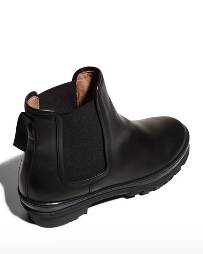Shop Legres Leather Short Chelsea Garden Boots In Black